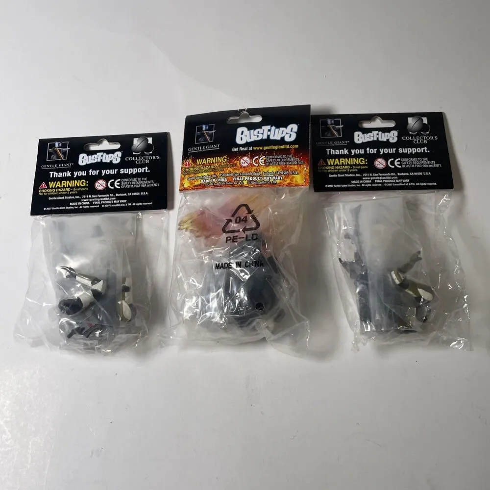 Star Wars BUST UPS LOT Of 3 - Exclusive Darth Vader - 2X Clone Trooper Sergeant